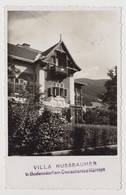 Villa Nussbaumer In Bodensdorf Am Ossiacher See,1935 (Steindorf, Bez. Villach-Land) - Ossiachersee-Orte