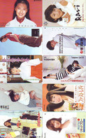 LOT 10 Telecartes Differentes Japon * FEMME Femmes (A-451) SEXY GIRL Girls Phonecards Japan * TELEFONKARTEN FRAUEN FRAU - Fashion