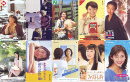 LOT 10 Telecartes Differentes Japon * FEMME Femmes (A-457) SEXY GIRL Girls Phonecards Japan * TELEFONKARTEN FRAUEN FRAU - Fashion