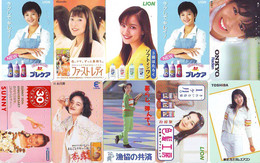 LOT 10 Telecartes Differentes Japon * FEMME Femmes (A-461) SEXY GIRL Girls Phonecards Japan * TELEFONKARTEN FRAUEN FRAU - Fashion