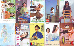 LOT 10 Telecartes Differentes Japon * FEMME Femmes (A-463) SEXY GIRL Girls Phonecards Japan * TELEFONKARTEN FRAUEN FRAU - Fashion