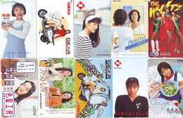 LOT 10 Telecartes Differentes Japon * FEMME Femmes (A-464) SEXY GIRL Girls Phonecards Japan * TELEFONKARTEN FRAUEN FRAU - Fashion
