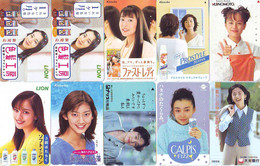 LOT 10 Telecartes Differentes Japon * FEMME Femmes (A-465) SEXY GIRL Girls Phonecards Japan * TELEFONKARTEN FRAUEN FRAU - Fashion