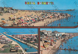 CARTOLINA  CASAL BORSETTI,RAVENNA,EMILIA ROMAGNA,SPIAGGIA,VACANZA,BARCHE,BELLA ITALIA,ESTATE,VIAGGIATA 1972 - Ravenna