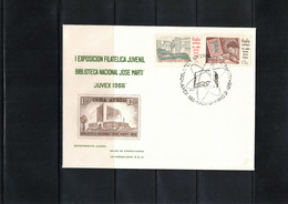 Cuba 1966 Youth Philatelic Exhibition JUVEX 1966 Interesting Letter - Cartas & Documentos