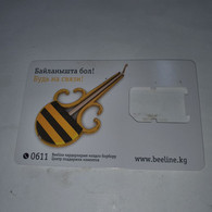 KYRGYZSTAN-(kg-bee-g.s.m-0003/d)-beeline-(5)-(899965020011131225)-used Card+1card Prepiad Free - Kirgizië