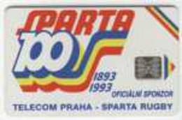 TCHECOSLOV : TCSC17A 100u SI-4 SPARTA 100 1893-1993 USED - Tchécoslovaquie