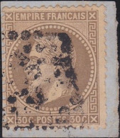 France    .  Y&T    .   30 Sur Papier     .     O    .  Oblitéré - 1863-1870 Napoléon III Con Laureles