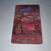 KYRGYZSTAN-(KG-KYR-0007)-local Artisanat3-(12)-(200units)-(00099923)-(tirage-20.000)-used Card+1card Prepiad Free - Kirguistán