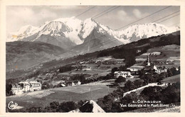 Combloux      74        Vue Générale Et Le Mont Blanc      (voir Scan) - Combloux