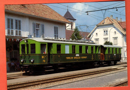 ZLE-08 Chemins Fer Jura, Tramelan-Breuleux-Noirmont à La Gare Saignelégier 1984.Photo Gross.  GRAND FORMAT Non Circulé - Saignelégier