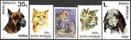 CATS AND DOGS - 5 Different Stamps - Sonstige & Ohne Zuordnung