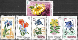 FLOWERS - 6 Different Stamps - Andere & Zonder Classificatie