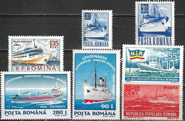 SHIPS - 7 Different Stamps - Zonder Classificatie