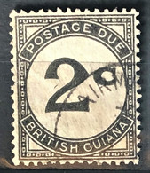 BRITISH GUIANA 1952 - Canceled - Sc# J2 - Postage Due 2c - British Guiana (...-1966)