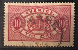 SWEDEN 1881 - Canceled - Sc# O17 - Service 10o - Dienstpost