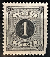 SWEDEN 1880 - Canceled - Sc# J12 - Postage Due 1o - Impuestos