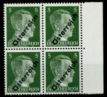 ÖSTERREICH 1945 Nr 660III Und 660 3 Postfrisch VIERERBLOCK X6DAA9E - 1945-60 Nuevos & Fijasellos