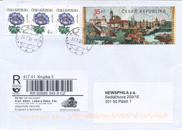Czech Rep. / Comm. R-label (2020/21) Krupka 3: Lubor Zak (1925-2008) Discoverer Of Minerals Krupkait & Kettnerit (X0718) - Storia Postale