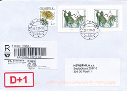 Czech Rep. / Comm. R-label (2020/20) Praha 1: July 29 - International Tiger Day (Panthera Tigris Altaica) (X0732) - Sonstige & Ohne Zuordnung