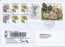 Czech Rep. / Comm. R-label (2020/01) Opava 1: Joy Adamson (1910-1980) Naturalist, Artist & Author "Born Free" (X0738) - Storia Postale