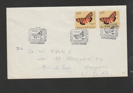 RARE Moçambique Mozombico Butterfly Butterflies Papillons Farfalle Mariposas 1959 FDC - Papillons