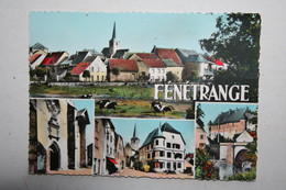 57 : Fénétrange -  ( Multivues ) Vue Générale - Entrée De L'Eglise  - Le Vieux Château Et La Sarre - Fénétrange