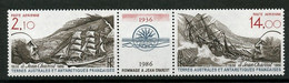 TAAF 1986  PA N° 94A ** ( 93/94 ) Neufs  MNH Superbes  C 8,40 € Charcot Bateaux Le Pourquoi Pas Sailboats Peint - Luchtpost