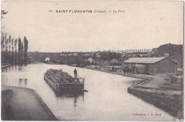 89. SAINT-FLORENTIN. Le Port. 10 - Saint Florentin