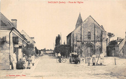 36-PAULNAY- PLACE DE L'EGLISE - Autres & Non Classés