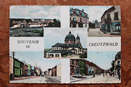 CREUTZWALD (57) - CARTE SOUVENIR CPSM GRAND FORMAT - Creutzwald