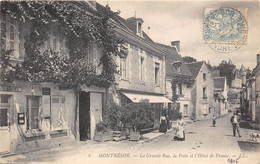 37-MONTRESOR- LA GRANDE RUE, LA POSTE ET L'HÔTEL DE FRANCE - Montrésor