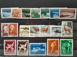 BULGARIE - 1958 Lot 31 Timbres  ** / * / O (voir Détail Et Scan) - Andere & Zonder Classificatie