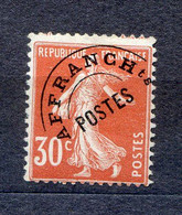 TIMBRES FRANCE REF090321, TIMBRE PREOBLITERE N° 58 ... LUXE** - 1893-1947