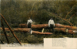 Dans Les Landes * Les Bucherons * Travail En Forêt * Bois Métier Scierie - Other & Unclassified