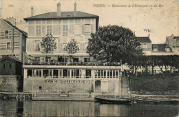 Poissy * Devanture Restaurant L'ESTURGEON Vu Du Bac - Poissy