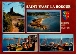 St Vaast La Hougue * Le Fort De La Hougue * La Presqu'île De La Hougue * Canots Dans Le Port * Rentrée Des Chalutiers - Saint Vaast La Hougue