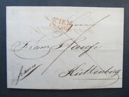 BRIEF Wien - Kuttenberg 1834 ROT!! /////   D*48899 - ...-1850 Voorfilatelie