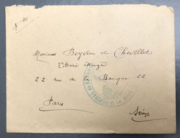 France WW1, Cachet HOPITAL DE BAYONNE Sur Enveloppe - (A1014) - Guerra Del 1914-18