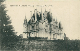 86 BONNEUIL MATOURS / Château De Marie Ville / - Otros Municipios