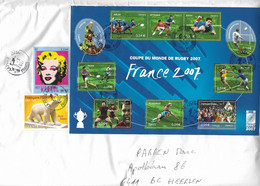 France 2021 Ales Rugby World Cup Block Polar Bear Marilyn Monroe Andy Warhol Cover - Rugby