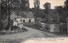 53-SAULGES- LA VALLE DE L'ERVE, LE MOULIN ET LE DEVERSOIR DE LA ROCHE-BRAULT - Sonstige & Ohne Zuordnung