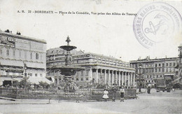 Bordeaux - Place De La Comédie , Vue Prise Des Allées De Tourny - Bordeaux