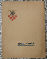 SPOMENSPIS ZAGREBACKOG NOGOMETNOG PODSAVEZA 1919 - 1929 Football, Croatia - Libros