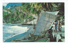 St.lucia Postcard The Grand Piton. Unused - Saint Lucia