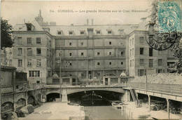 Corbeil * Les Grands Moulins Sur Le Quai Mauzaisse * Travaux - Corbeil Essonnes