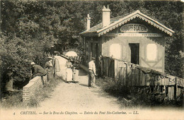 Créteil * Entrée Du Pont Ste Catherine * Le Bras Du Chapitre * Herbage * Promeneurs - Creteil