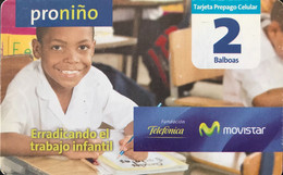 PANAMA  -  Prepaid  -  MOVISTAR  -  2 Balboas - Panama