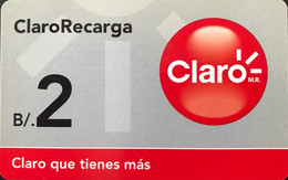 PANAMA  -  Prepaid  -  Claro  -  B/. 2 - Panama