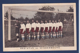 CPA [67] Bas Rhin > Wissembourg équipe De Football écrite - Wissembourg